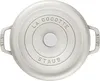 Staub Gusseisen Cocotte Kochtopf, Weißer Trüffel, Rund, 20 Produktbild-Vorschau 3