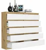 Komoda 140 cm 10 zásuvek skříňka FRAMIRE R-140-S10 artisan Náhled obrázku produktu 5