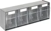 INDUSTRIAL Kleinteilemagazin 4-fach 60 x 20,7 x 13,7 cm Produktbild-Vorschau 1
