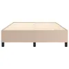 vidaXL Boxspringbettgestell Cappuccino-Braun 140x200 cm Produktbild-Vorschau 4