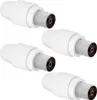 4X Koaxialbuchse TV Antennenbuchse Adapter Kupplung Buchse Produktbild-Vorschau 1