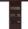 Drzwi przesuwne naścienne EKO-2 | Wenge – szkło białe | Z Podgląd zdjęcia produktu 2