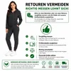 Damen Jogginganzug einfarbig 100% Baumwolle 586 Anthrazit L Produktbild-Vorschau 5