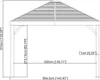 Sojag Pawilon South Beach 3,64 x 3,64 m szary Podgląd zdjęcia produktu 13