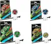 Four sets of Beyblade X toys, each with packaging, a Beyblade, and a launcher, arranged in a collage. Produktbild-Vorschau