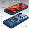 A product image showcasing a phone case with its features highlighted. Produktbild-Vorschau