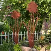 UNUS® Roststecker Agapantus 2er Set Gartendeko Rostoptik Produktbild-Vorschau 5