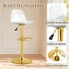 Lot de 2 tabourets de bar réglables en hauteur, dossier Voir les images du produit 9