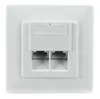 CAT-6-Unterputzdose (UP), 2x RJ45-Anschlüsse, geschirmt, Produktbild-Vorschau 21