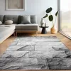 Moderner Designteppich mit dynamischem Schwungmuster - Produktbild-Vorschau 1