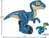 Fisher-Price Imaginext Jurassic World 3 Raptor XL Dinosauro Anteprima dell’immagine prodotto 9