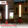 Grafner Profi LED Tower Baustrahler mit Steckdose und Produktbild-Vorschau 3