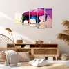 Bild auf Leinwand - Leinwandbild - Elefanten Illustration Produktbild-Vorschau 7