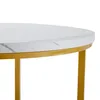 Moderne Essgarnitur mit 4 Samtstühlen und goldfarbenem Produktbild-Vorschau 8