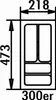 Naber Besteckeinsatz 4, 218 x 473 mm. Schrankbreite 300 Produktbild-Vorschau 2