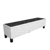 Skye Decor, Lerze - White, Black, Fernsehtisch, Weiß, 100 % Produktbild-Vorschau 4
