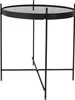 Zuiver Cupid Beistelltisch Rund 43 cm Glas/ Metall Schwarz Produktbild-Vorschau 1