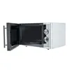 A microwave oven with its door open, showing the interior. Produktbild-Vorschau