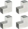 vidaXL Pfostenverbinder 4 Stk. L-Form Verzinktes Metall 101 Produktbild-Vorschau 7