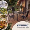 CASARIA® Gartenmöbel Set 4 Stühle mit WPC Tisch 80x80cm Produktbild-Vorschau 10