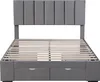 okwish Polsterbett 140 x 200 cm Doppelbett mit Lattenrost, Produktbild-Vorschau 4