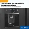 Exquisit SBS520-CF-040E, Stojací, Americká dvířka, Černá, 2 Náhled obrázku produktu 4