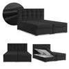 Boxspringbett 140x200 mit 2 Bettkästen, Kontinentales Bett Produktbild-Vorschau 1