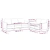 Maison Exclusive - 2-tlg. Sofagarnitur mit Kissen Weinrot Produktbild-Vorschau 7