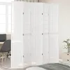A white room divider is set up in a room, with a desk and chair visible in the background. Podgląd zdjęcia produktu