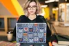 MuchoWow® Laptop Aufkleber Sticker Cover Hosen - Denim - Produktbild-Vorschau 5