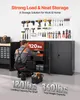 VEVOR Metallschrank Aufbewahrungsschrank 3 Ebenen, 106 cm Produktbild-Vorschau 2