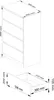 Kommode AKORD K60 Eiche Artisan 60 cm 4 Schubladen Front Produktbild-Vorschau 5