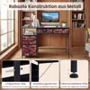 COSTWAY 120 x 50 cm počítačový stůl, domácí kancelářský Náhled obrázku produktu 6