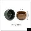 Pheniox | Espressotassen 5-teiliges Set Timeout Mini | 50 Produktbild-Vorschau 4