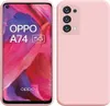 OPPO A74 5G Hülle, Flüssig Silikon Weich Gummi Schutzhülle Produktbild-Vorschau 1