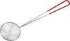 [ 4x ] Fondue-Sieb Ø 7,5cm L 29cm, silberfarben mit rotem Produktbild-Vorschau 2