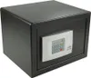 A black safe with a digital keypad is shown against a white background. Produktbild-Vorschau