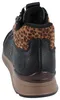 RIEKER Damen High Sneaker schwarz Leoprint Kunstleder - Produktbild-Vorschau 3