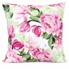 Heimtexland Dekokissen Blumen Velours Kissen Vintage Garden Produktbild-Vorschau 1