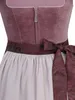 Dirndl Irsee 70cm Länge traube 40 Produktbild-Vorschau 2