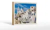 Holzschild Reise 18x12 cm Santorin Griechenland Pyrgos Dorf Produktbild-Vorschau 1