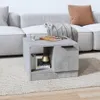 vidaXL Konferenční stolek Concrete Grey 50x50x36 cm Dřevěný Náhled obrázku produktu 2