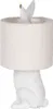 Stolní lampa Clayre & Eef Rabbit Ø 20x43 cm Bílý plast Náhled obrázku produktu 2