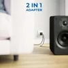 deleyCON 2 Stück Mehrfachstecker Mehrfachsteckdose Indoor Produktbild-Vorschau 3