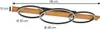 Lindby LED-Deckenlampe Galad, schwarz, Holz, 3-flg., 98 cm Produktbild-Vorschau 5