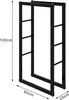 Kaminholzregal, Metall Brennholzregal 60x25x100 cm Produktbild-Vorschau 5