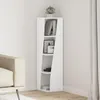 vidaXL Hoekkast, 27,5 x 27 x 102 cm, houtvezel, Productafbeelding-voorbeeld 2
