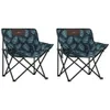 vidaXL Chaises de camping 2 pcs. avec sac Pliable Motifs de Voir les images du produit 1