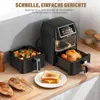Heißluftfritteuse 2 Kammern - 12 L Doppelstock – 2900 Watt Produktbild-Vorschau 10