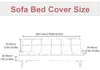 Armlose Schlafsofabezüge, Stretch-Samt Futon Couchbezug Produktbild-Vorschau 7